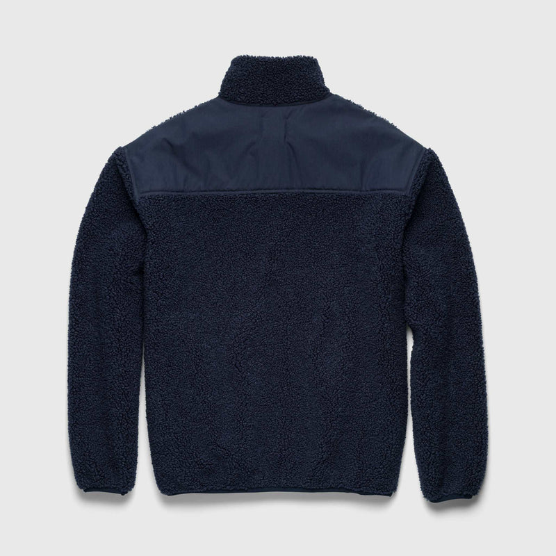 Steve Sherpa Jacket - Navy Blazer