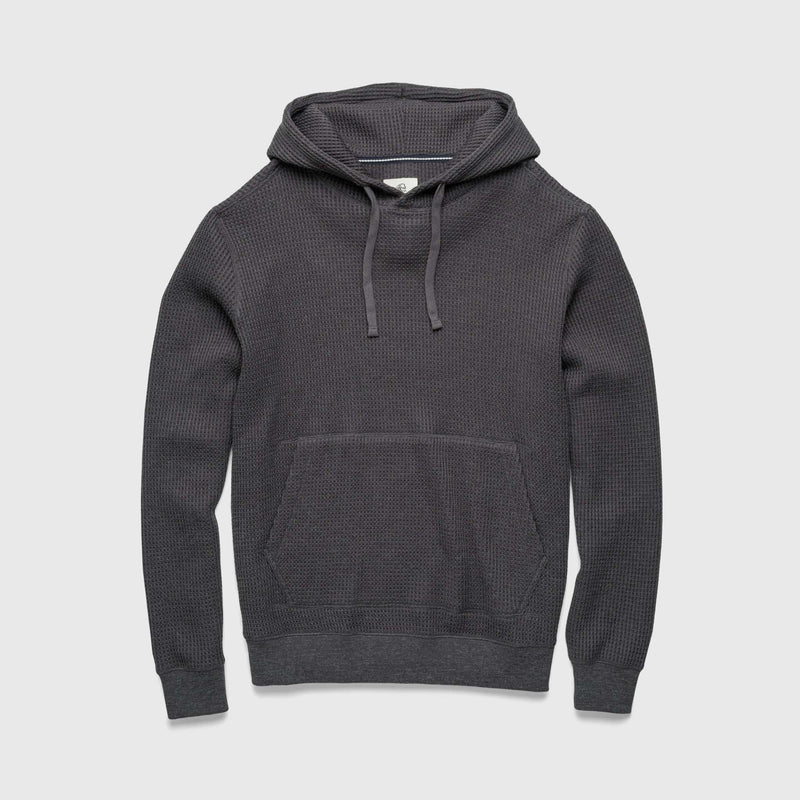 Ivan Waffle Thermal Hoodie - Charcoal Heather