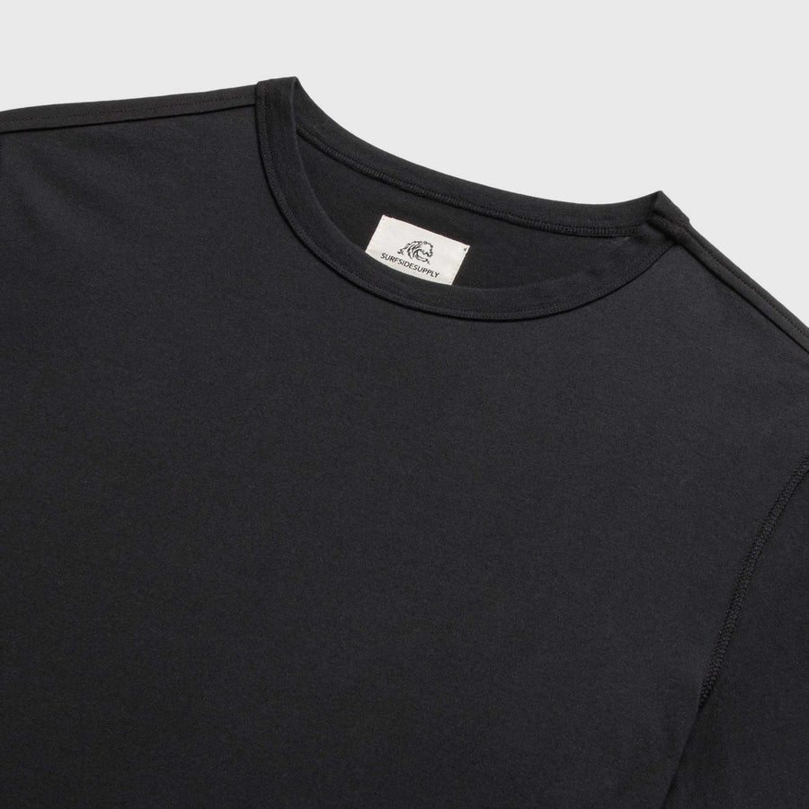 Salty Scoop Jersey Tee - Black - Surfside Supply Co. – Surfside
