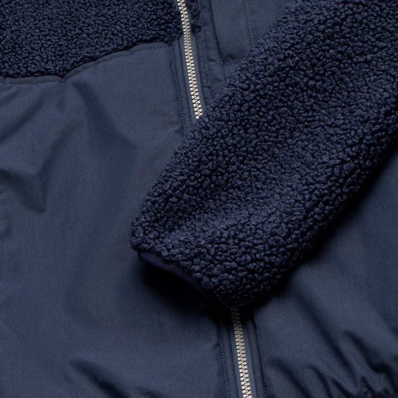 Steve Sherpa Jacket - Navy Blazer
