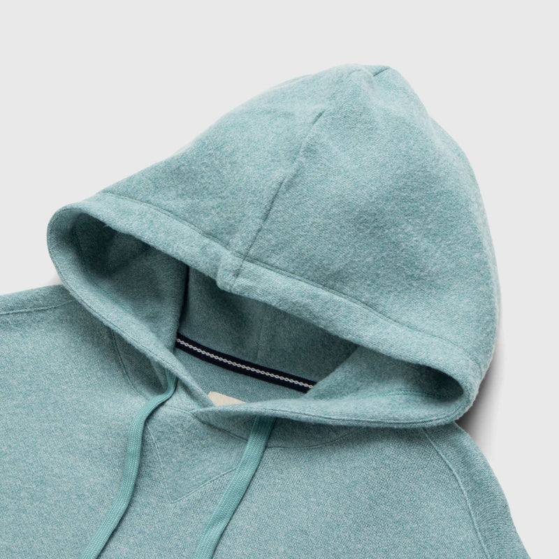 Justin Cashmist Fleece Hoodie - Aqua Heather