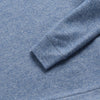 Bobby Cashmist Fleece Quarter Zip - Slate Blue Heather