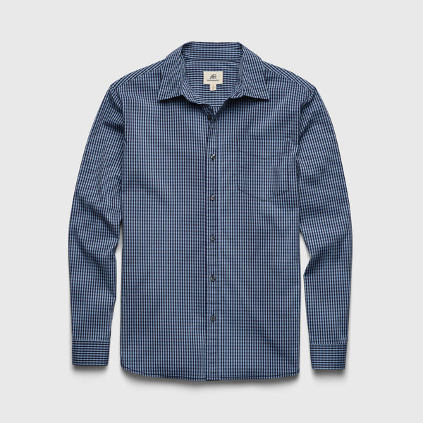 は*ん様 house on the hill L/S Tee (Checker) Brian Gingham Shirt - Blue Check GIngham - Surfside Supply Co
