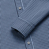 Brian Gingham Shirt - Blue Check GIngham