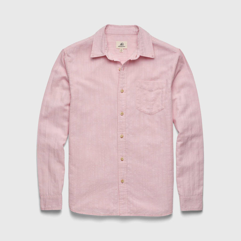 Brian Slub Shirt - Coral Blush L Brian Slub Shirt - Coral Blush L