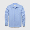Brian Pinstripe Shirt - Wedgewood Blue