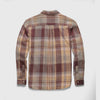 Brian Twill Plaid Shirt - Green Brown Combo