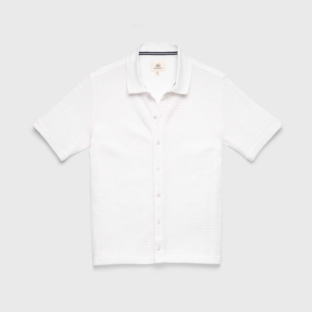 Bryson Knit Sweater - Brilliant White - Surfside Supply Co