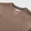 Butch Waffle Fleece Crewneck - Camel Heather