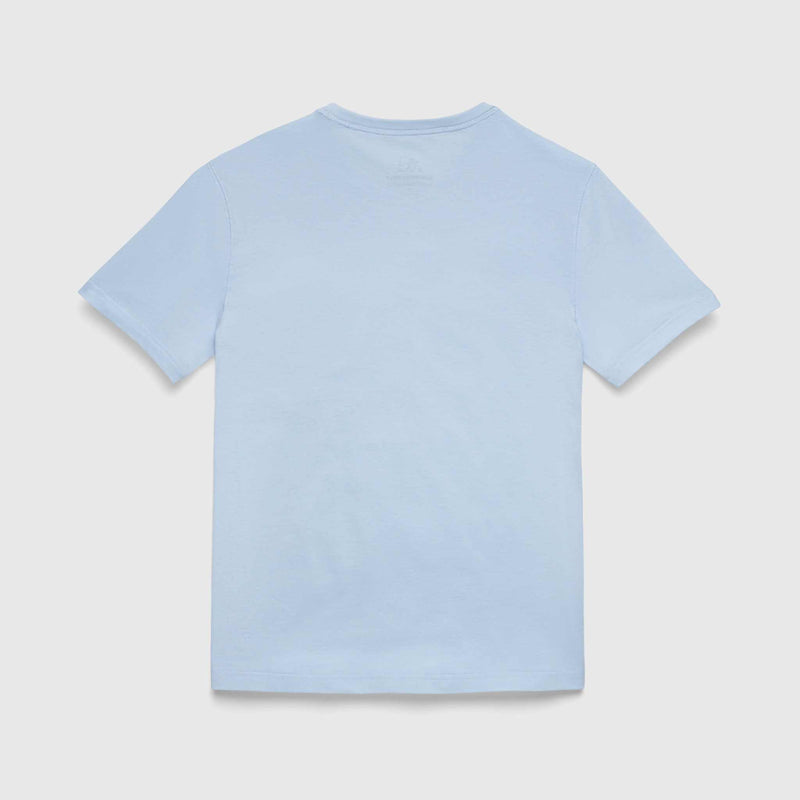Chris Embroidered Tee - Skyway Blue - Surfside Supply Co