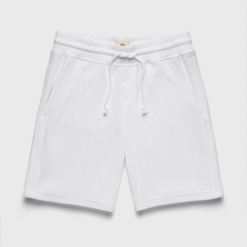 Chuck Saltwater Terry Short - White - Surfside Supply Co