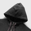 Danny Full-Zip Twill Hoodie - Charcoal Heather
