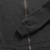 Danny Full-Zip Twill Hoodie - Charcoal Heather