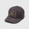 Flannel Logo Cap - Charcoal