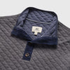 Ken Quilted Button Mock – Charcoal Heather