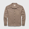 Louis Soft Houndstooth Overshirt - Brown