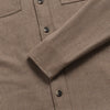 Louis Soft Houndstooth Overshirt - Brown