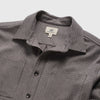 Louis Soft Houndstooth Overshirt - Ebony