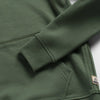 Marine French Terry Hoodie - Agave Green Combo
