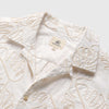 Mariner Leaf Camp Collar Shirt - White
