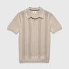 Nate Sweater Polo - Silver Gray