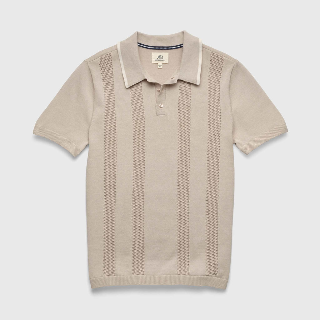 Nate Sweater Polo -Silver Gray - Surfside Supply Co. – Surfside
