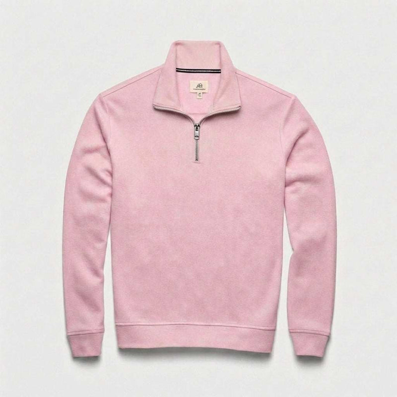 Bobby Cashmist Fleece Quarter Zip - Pink Heather - Surfside Supply