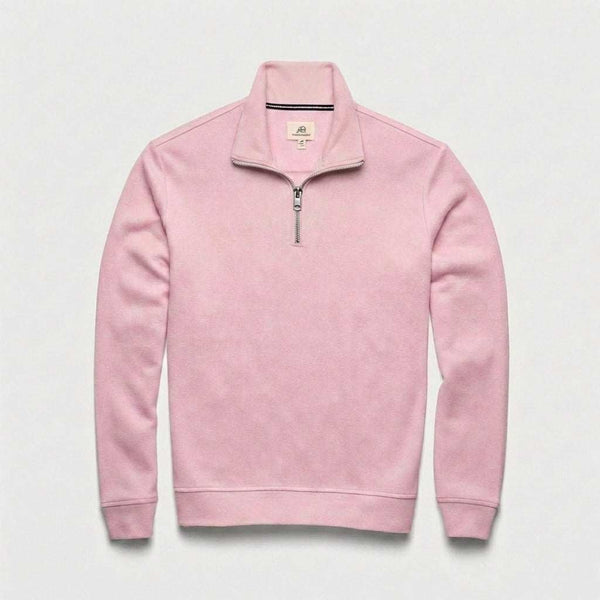 Bobby Cashmist Fleece Quarter Zip - Pink Heather - Surfside Supply