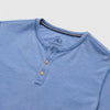 Sean Burnout Henley - Wedgewood Blue