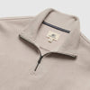 Bobby Cashmist Fleece Quarter Zip - Taupe Grey Heather