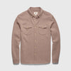Rex Rib Knit Shirt - Camel Heather