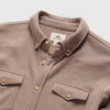 Rex Rib Knit Shirt - Camel Heather