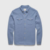 Rex Rib Knit Shirt - Slate Blue Heather