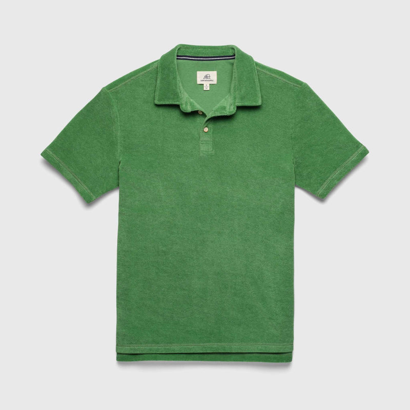 Ryan Saltwater Terry Polo - Turf Green - Surfside Supply Co