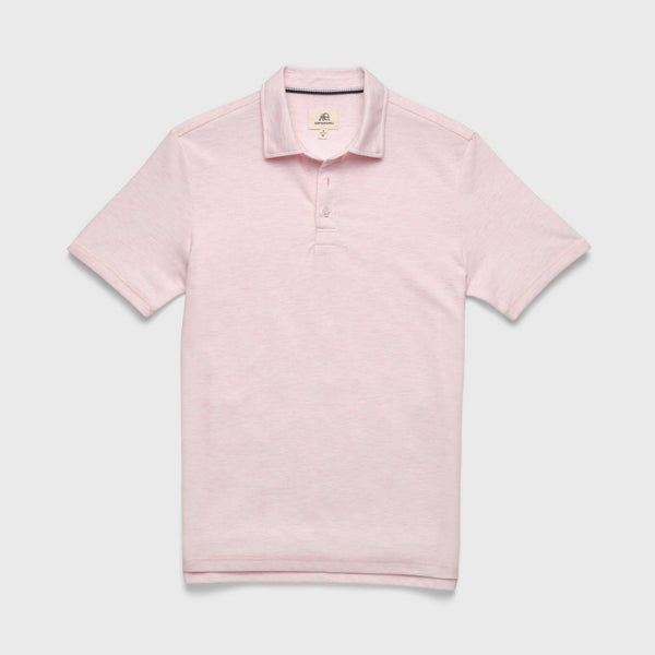 Ryan Pique Polo - Pink Heather - Surfside Supply Co. – Surfside