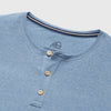 Sean Jersey Henley - Cendre Blue