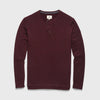Sean Super Soft Classic Henley - Cabernet Heather