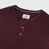 Sean Super Soft Classic Henley - Cabernet Heather