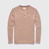 Sean Super Soft Classic Henley - Camel Heather