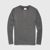 Sean Super Soft Classic Henley - Charcoal Heather