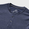 Sean Super Soft Classic Henley - Navy Heather