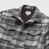 Skip Sherpa Plaid Shirt Jacket - Grey