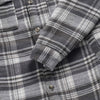 Skip Sherpa Plaid Shirt Jacket - Grey