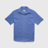 Tony Burnout Knit Shirt - Wedgewood Blue