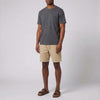 Tyler Washed Utility Short - Chinchilla