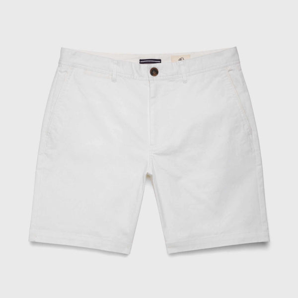 Andrew Flat Front Short - Bright White