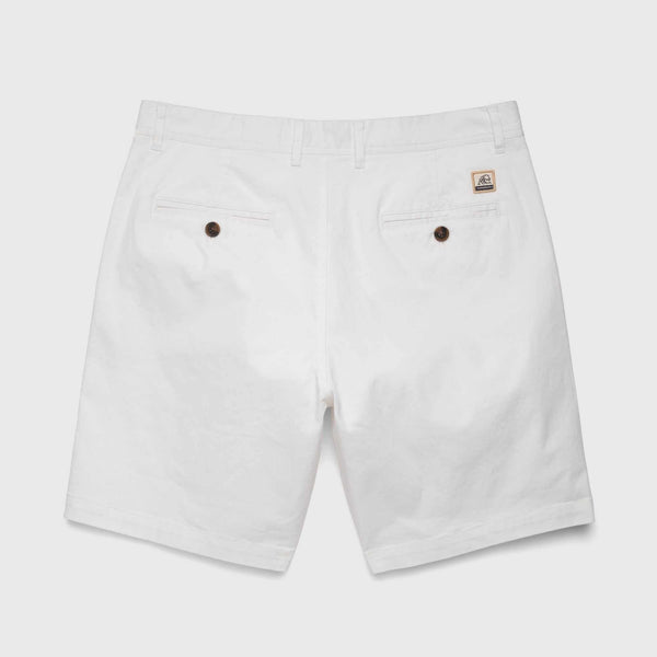 Andrew Flat Front Short - Bright White