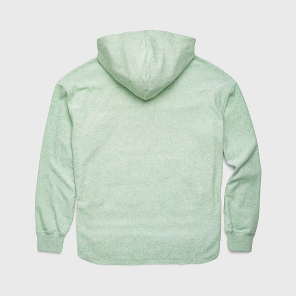 Avery Laceup Terry Hoodie - Green Bay Heather