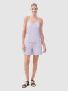 Darcy Terry Tank - Lilac Heather