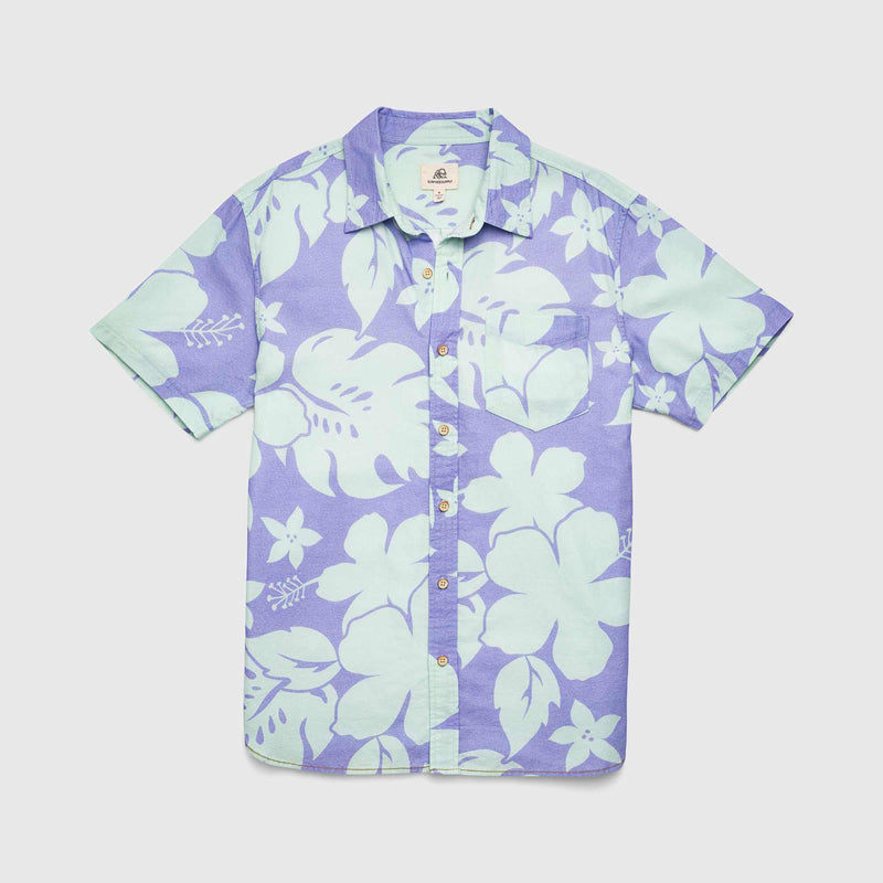 Joey Floral Print Shirt - Bay Lilac Combo
